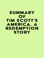 Summary of Tim Scott's America, a Redemption Story