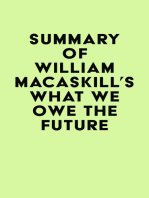 Summary of William MacAskill's What We Owe the Future