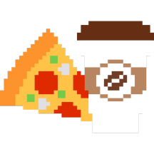 Pizza + Coffee = Code (Game Developers)