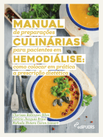 Manual de preparações culinárias para pacientes em hemodiálise