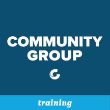Grace Church, Community Group Training