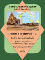 A Mini Companion for Ponni's Beloved English Translation of Ponniyin Selvan