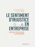 Le sentiment d'injustice en entreprise: Anticiper pour assurer la performance