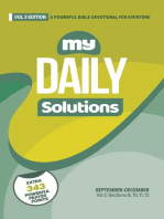 My Daily Solutions 2022 September-December