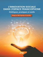 L' L'INNOVATION SOCIALE DANS L'ESPACE FRANCOPHONE: Politiques, pratiques et outils