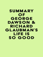 Summary of George Dawson & Richard Glaubman's Life Is So Good