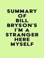 Summary of Bill Bryson's I'm a Stranger Here Myself
