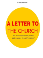 A Letter To The church