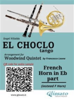 French Horn in Eb part "El Choclo" tango for Woodwind Quintet