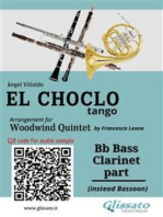 Bass Clarinet part "El Choclo" tango for Woodwind Quintet