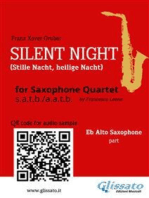 Alto Saxophone part "Silent Night" for Sax Quartet
