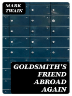 Goldsmith's Friend Abroad Again