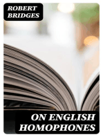 On English Homophones: Society for Pure English, Tract 02