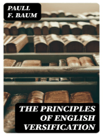 The Principles of English Versification