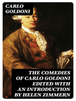 The Comedies of Carlo Goldoni edited with an introduction by Helen Zimmern