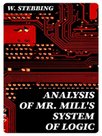 Analysis of Mr. Mill's System of Logic