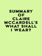 Summary of Claire McCardell's What Shall I Wear?