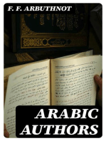 Arabic Authors: A Manual of Arabian History and Literature