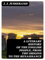 A Literary History of the English People, from the Origins to the Renaissance