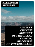 Ancient Chinese account of the Grand Canyon, or course of the Colorado