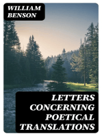 Letters Concerning Poetical Translations: And Virgil's and Milton's Arts of Verse, &c