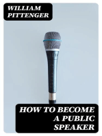 How to Become a Public Speaker