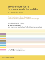 Erwachsenenbildung in internationaler Perspektive: Grenzen und Chancen