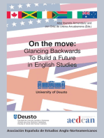 On the move: Glancing Backwards To Build a Future in English Studies (39 Congreso AEDEAN, 2016)