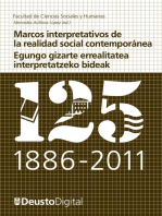 Marcos interpretativos de la realidad social contemporánea / Egungo gizarte errealitatea interpretatzeko bideak