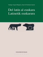 Del latín al euskara/Latinetik euskerara