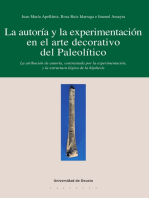 La autoría y la experimentación en el arte decorativo del Paleolítico