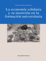 La economía solidaria y su inserción en la formación universitaria