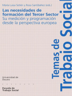 Las necesidades de formación del Tercer Sector: Su medición y programación desde la perspectiva europea