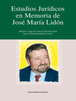 Estudios jurídicos en Memoria de José M.ª Lidón