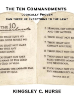The Ten Commandments Logically Proven