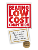 Beating Low Cost Competition: How Premium Brands can respond to Cut-Price Rivals