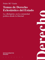 Temas de Derecho eclesiástico del Estado: La "Religión" en la comunidad política desde la libertad