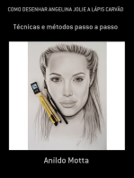 Como Desenhar Angelina Jolie A Lápis Carvão