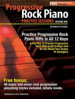 Progressive Rock Piano Practice Sessions Volume 1 In All 12 Keys: Practice Sessions