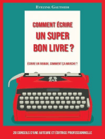 Comment écrire un super bon livre ?