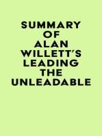 Summary of Alan Willett's Leading the Unleadable
