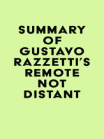 Summary of Gustavo Razzetti's Remote Not Distant
