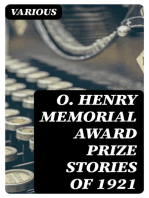 O. Henry Memorial Award Prize Stories of 1921