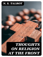 Thoughts on religion at the front