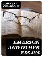 Emerson and Other Essays