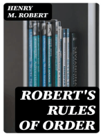 Robert's Rules of Order: Pocket Manual of Rules of Order for Deliberative Assemblies