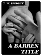 A Barren Title: A Novel