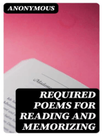 Required Poems for Reading and Memorizing: Third and Fourth Grades, Prescribed by State Courses of Study