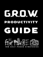 Grow Beyond Creative Barriers G.R.O.W. Productivity Guide: 100 Different Strategies