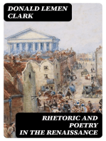 Rhetoric and Poetry in the Renaissance: A Study of Rhetorical Terms in English Renaissance Literary Criticism